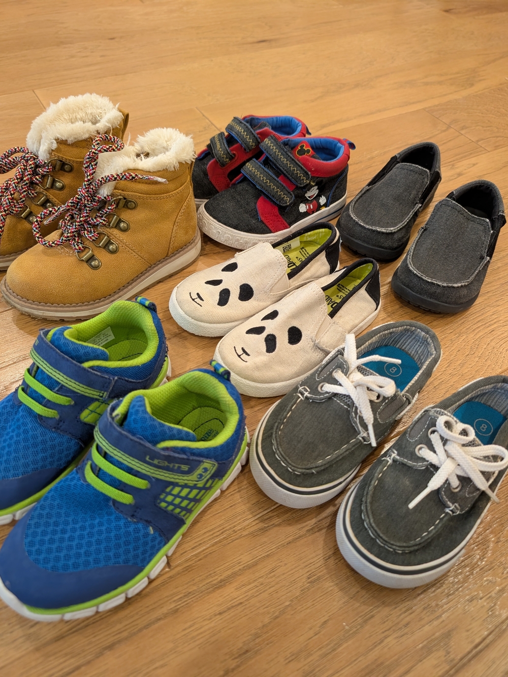6 Boys Shoes Bundle - Little Kid Size 8